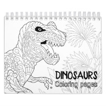 Dinosaures colorant des pages
