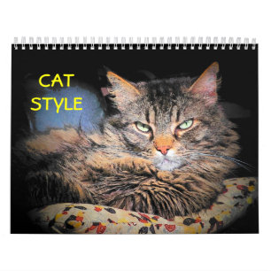 Calendrier Mural DJ's Cat Style 2