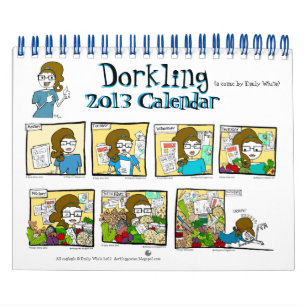 Calendrier Mural Dorkling 2013 Monthly Wall Calendar humour BD