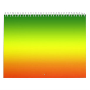 Calendrier Mural Drapeau Rainbow Reggae