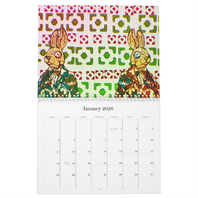 Calendrier Mural En l'année 2011 (Jan 2026)