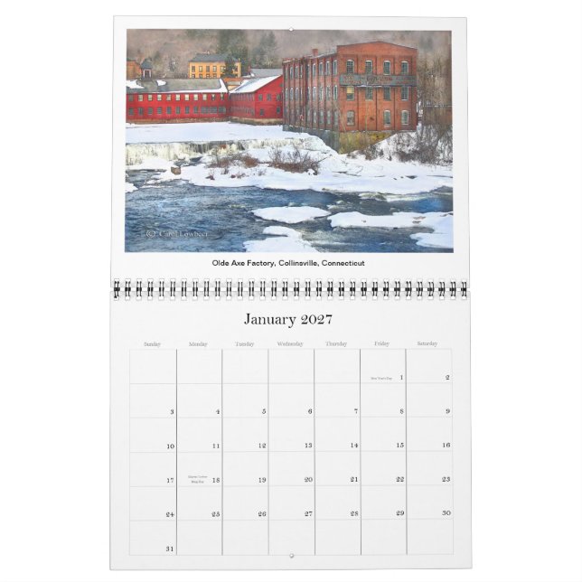 Calendrier Mural Endroits de inspiration 2015 (Jan 2027)