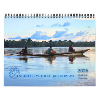 Calendrier mural EWB-USA 2026