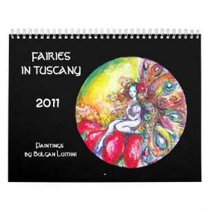 Calendrier Mural FAIRIES EN TOSCANE 2017 Imaginaire