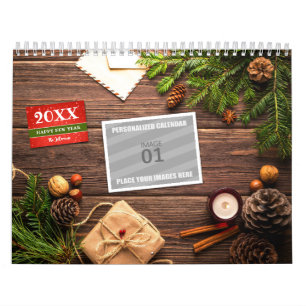 Calendrier Mural Faites votre propre photo de famille de vacances 2