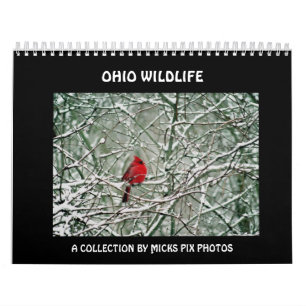 CALENDRIER MURAL FAUNE CALENDAR-A DE L'OHIO