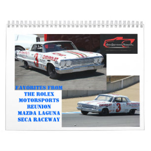 Calendrier Mural Favoris "DU HISTORICS" à Laguna Seca