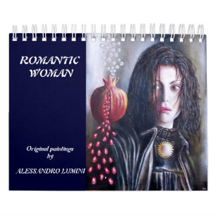 CALENDRIER MURAL FEMME ROMANTIQUE 2016