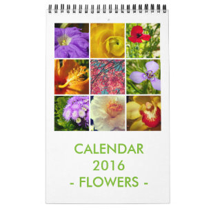 Calendrier Mural Fleurs