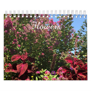 Calendrier Mural Fleurs