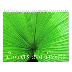 Calendrier Mural Fleurs et insectes