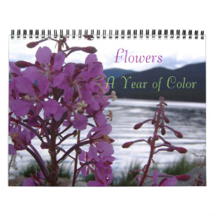 Calendrier Mural Fleurs, une année de couleur