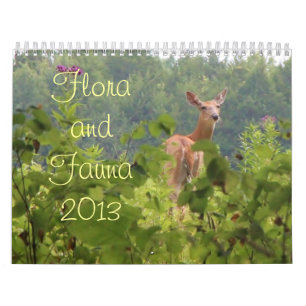 Calendrier Mural Flora et faune 2013
