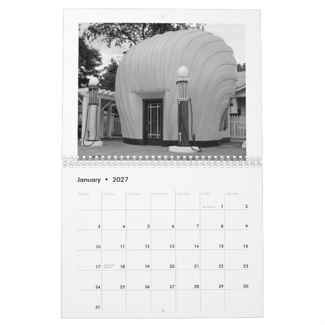 Calendrier Mural Gaz classique 2011 (Jan 2027)