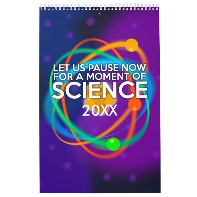 Calendrier Mural Géek de la science (Protection)