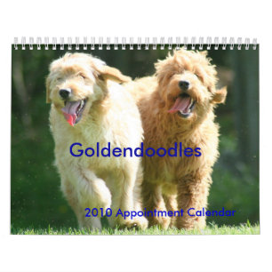 Calendrier Mural Goldendoodles