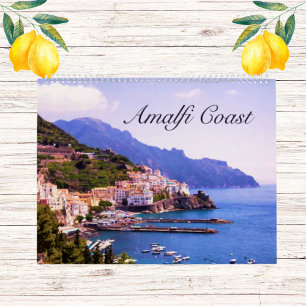 Calendrier mural grand format d'Amalfi, Positano