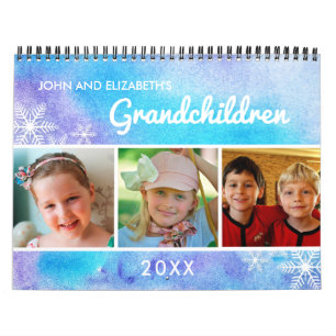 Calendrier Mural Grandchildren 2025 Photo Grand-parent