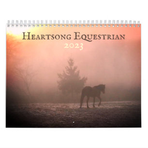 Calendrier mural Heartsong Equestrian 2023