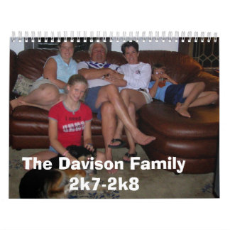 Calendrier Mural hhh 063, la famille 2k7-2k8 de Davison