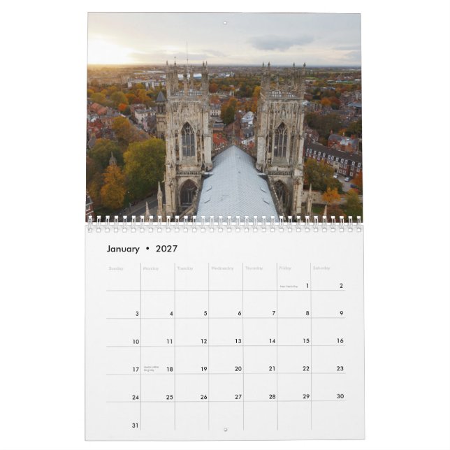 Calendrier Mural I LOVE BRITAIN 2015 Wall Calendar (Jan 2027)