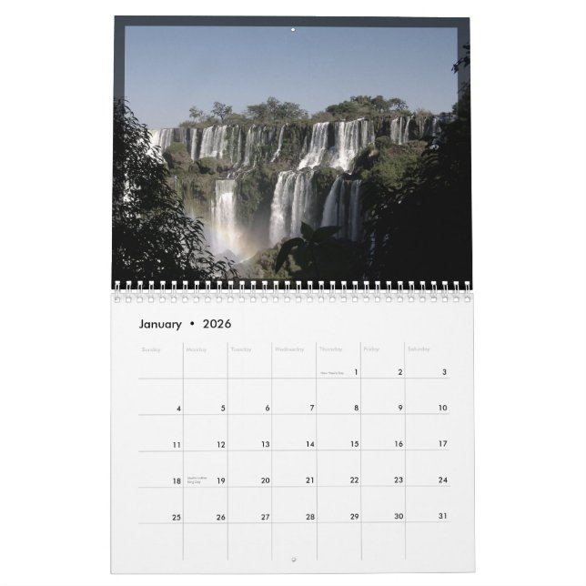 Calendrier Mural Iguazu_Calender (Jan 2026)