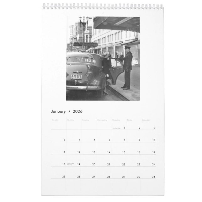 Calendrier Mural Images de l'Amérique : Frederick et le Nelson (Jan 2026)
