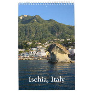 Calendrier mural Ischia de 12 mois
