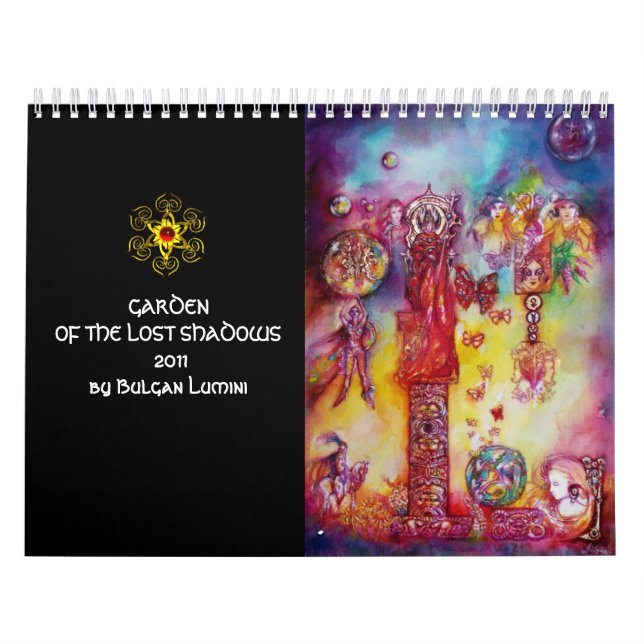 CALENDRIER MURAL JARDIN DES OMBRES PERDUES,2011 FAERY & BUTTERFLIES (Protection)