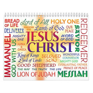 CALENDRIER MURAL JÉSUS LES NOMS DE NOM SURTOUT