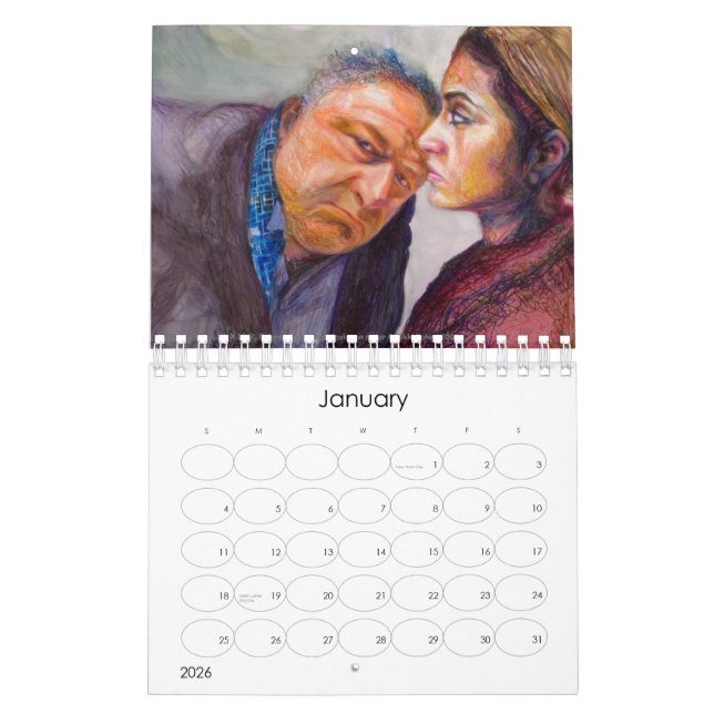 Calendrier Mural Johnny & Nikki 2010 (Jan 2026)