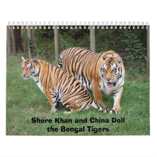 Calendrier Mural khan-n-china010, Shere Khan et la Chine Dollthe B…