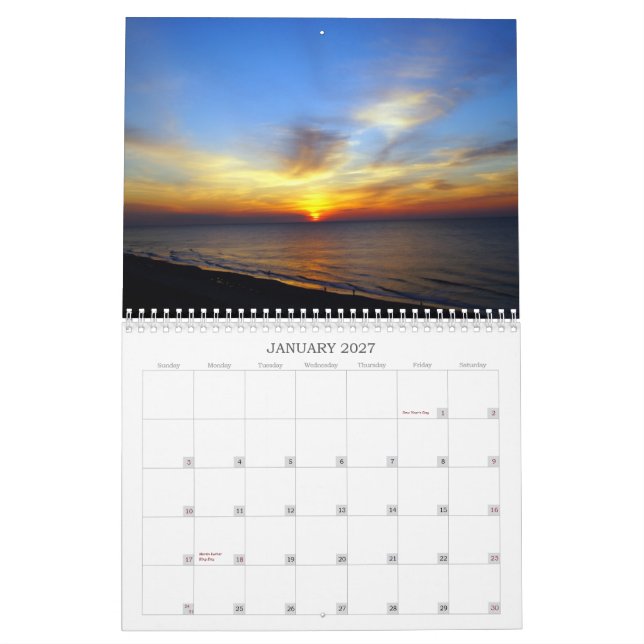 Calendrier Mural La beauté II de la nature (Jan 2027)