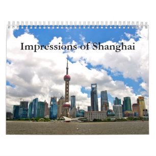 Calendrier Mural La Cité Chinoise De Shanghai