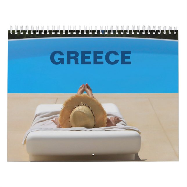 Calendrier Mural La Grèce (Protection)
