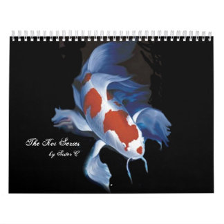 Calendrier Mural La série de Koi, par la soeur C