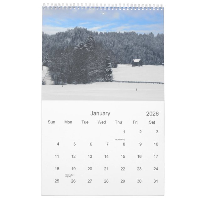 Calendrier Mural La Suisse dans les images 2012 (Jan 2026)