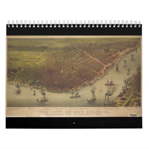 Calendrier Mural La ville de la Nouvelle-Orléans Louisiane à part