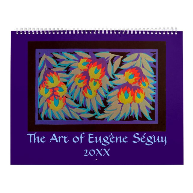 Calendrier Mural L'art d'Eugène Séguy (Protection)