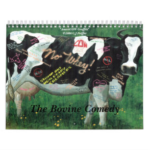 Calendrier Mural 'Le Comedy bovin
