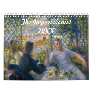 Calendrier Mural Le ~ impressionniste variable pour 2019