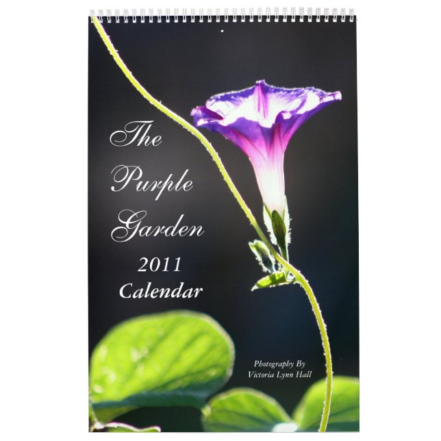 Calendrier Mural Le jardin pourpre 2011 (Protection)