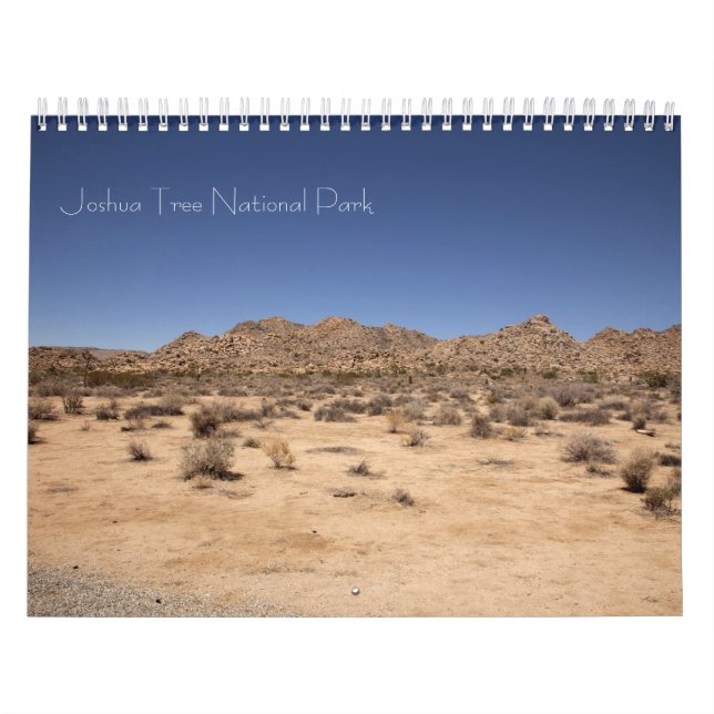 Calendrier Mural Le Parc national de Joshua Tree (Protection)