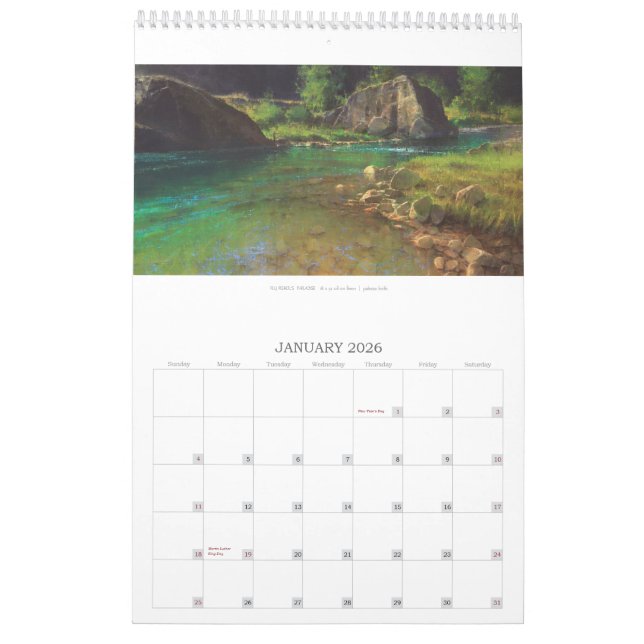 Calendrier Mural Les beaux-arts du COTON 2015 de BRENT (Jan 2026)