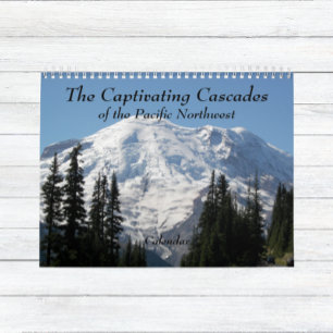 Calendrier Mural Les cascades captivantes du Pacifique Nord-Ouest