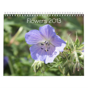CALENDRIER MURAL LES FLEURS 2013 CLASSENT (16 MOIS)