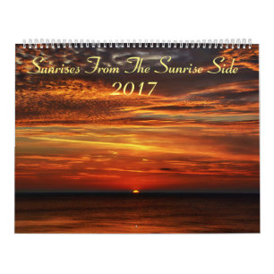 Calendrier Mural Levers de soleil du côté 2017 de lever de soleil