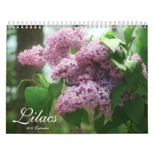 Calendrier Mural Lilas 2013 (12 mois)