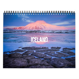 Calendrier Mural L'Islande