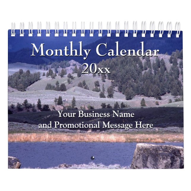 Calendrier Mural Logo d'entreprise promotionnel mensuel Cadeau d'en (Protection)